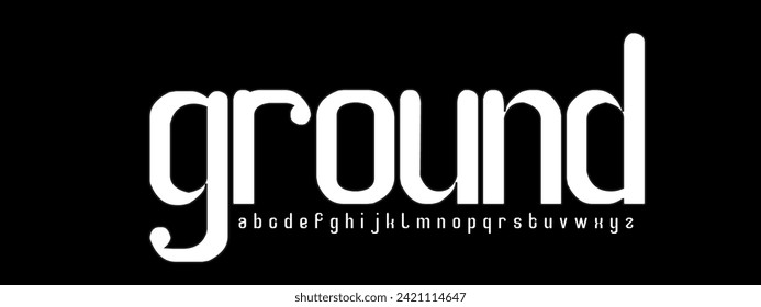 Tipo de letra alfabeto. Grabado elegante decorativo de tipografía para el logotipo. ilustración vectorial. imagen de stock.