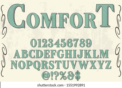 Alphabet Font. Typography style 3D urban digital, typeface logo design. vector illustration comfort