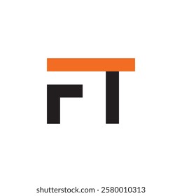 alphabet ft logo vector eps