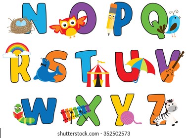 Alphabet Fun N - Z