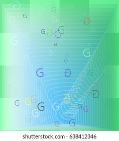 Alphabet G background idea