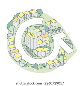 Alphabet "G" and the city