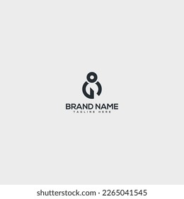 Diseño de logotipo de letras G con plantilla vectorial de iconos de personas.