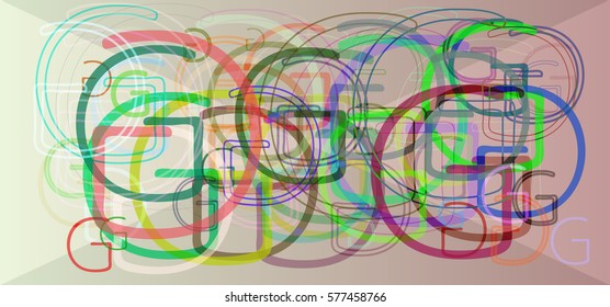 Alphabet G pattern idea