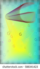 Alphabet G template texture