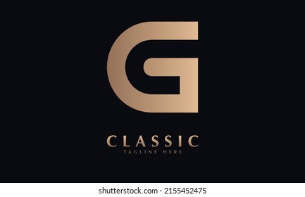 Alphabet G Vector monogram icon logo template