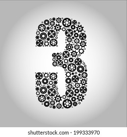 Alphabet - Gear-number 3