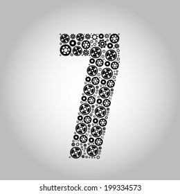 Alphabet - Gear-number 7