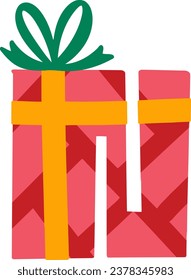an alphabet with a gift box theme