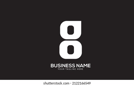 Alphabet GO or OG block bricks building property construction monogram