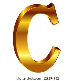 ? alphabet gold emblem