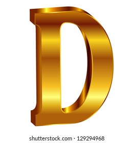? alphabet gold emblem