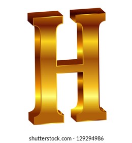 ? alphabet gold emblem