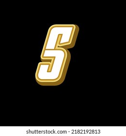 Alphabet gold metallic and effect designs. Elegant golden letters typography italic font. technology, sport, movie, and sci-fi concept. vector illustrator