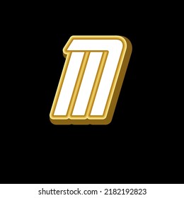 Alphabet gold metallic and effect designs. Elegant golden letters typography italic font. technology, sport, movie, and sci-fi concept. vector illustrator