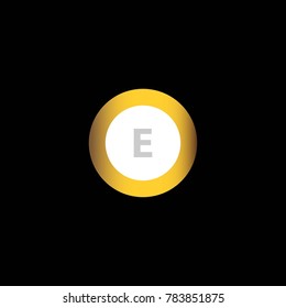 Alphabet in the gold ring