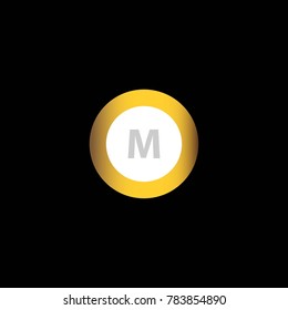Alphabet in the gold ring