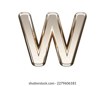 Alphabet gold silver text effect illustration transparent element