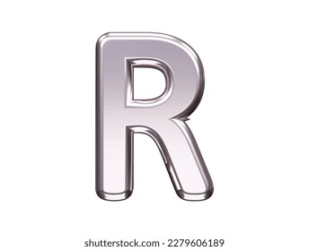 Alphabet gold silver text effect illustration transparent element