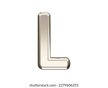 Alphabet gold silver text effect illustration transparent element