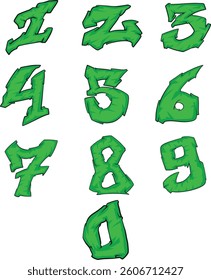 Alphabet Graffiti Font  Uraban. Font Hip-hop Typography. Graffiti Leters Font Street