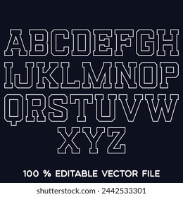 Alphabet with grunge texture. Vector illustration