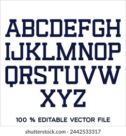 Alfabeto con textura grunge. Ilustración de vector