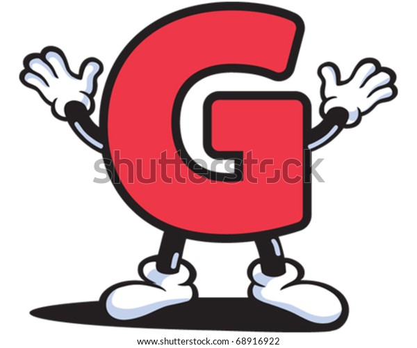 Alphabet Guy Stock Vector (Royalty Free) 68916922