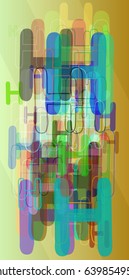 Alphabet H background pattern