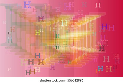 Alphabet H idea art