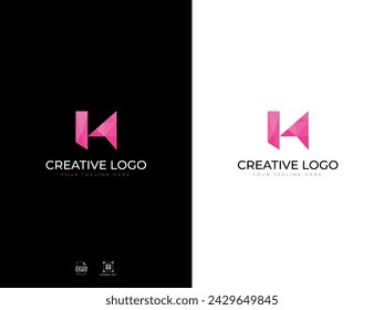 Alphabet H Modern Letter Logo