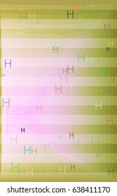 Alphabet H template icon