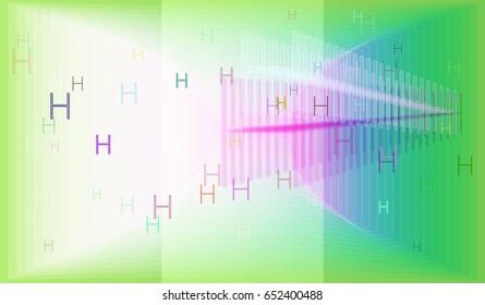 Alphabet H vector art