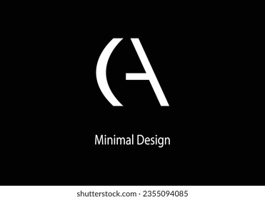 Alphabet HA, Monogram Logo Design, HA Icon, HA Vektor, Tempel, Buchstabe HA