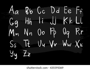 alphabet, hand print, letters,  calligraphy, lettering