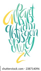Alphabet Hand-drawn letters