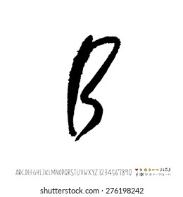 alphabet  / Handwritten alphabet - vector