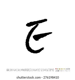 alphabet  / Handwritten alphabet - vector