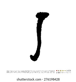 alphabet  / Handwritten alphabet - vector