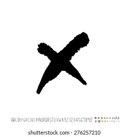 alphabet  / Handwritten alphabet - vector