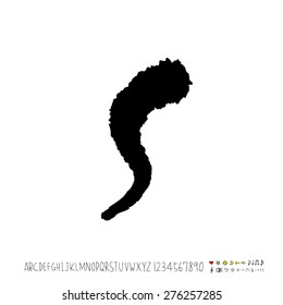 alphabet  / Handwritten alphabet - vector
