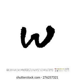 alphabet  / Handwritten alphabet - vector