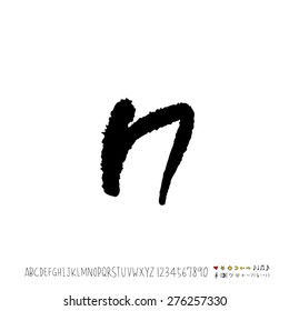 alphabet  / Handwritten alphabet - vector