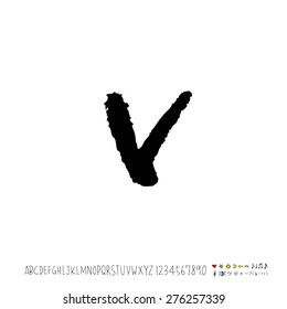 alphabet  / Handwritten alphabet - vector