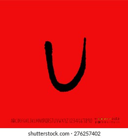 alphabet  / Handwritten alphabet - vector