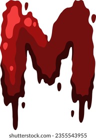 ein Alphabet mit Horror und Blutthema
