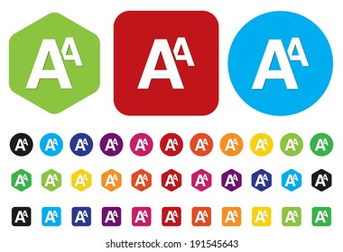 alphabet icon 