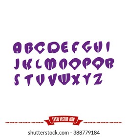 alphabet icon