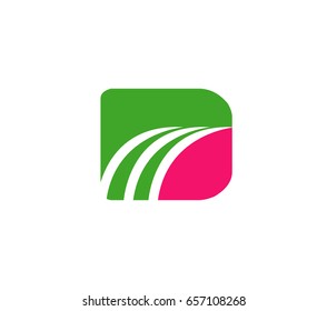 Alphabet icon - d
