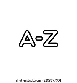Alphabet Icon, Eps 10 Format